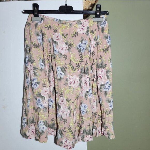 ❤️ 3 For $35 VINTAGE Koret coordinating sets top blouse shorts floral medium 10 - Picture 8 of 11